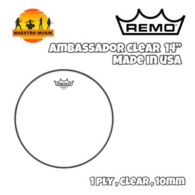 REMO DRUM HEAD W&acute;KING BA-0314-00 14" AMB TRANS - SIZE 14"