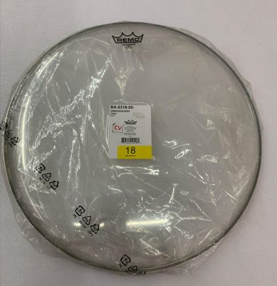REMO DRUM HEAD W"KING BA-0318-00 18" AMB TRANS - SIZE 18"