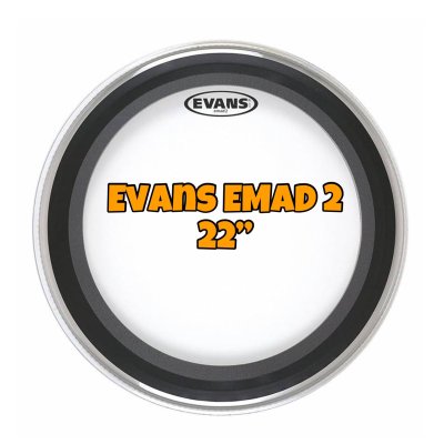 EVANS HEAD DRUM 22 INCH BD22EMAD2-NEW - SIZE 22"