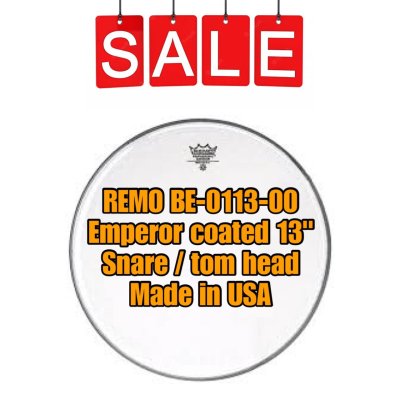REMO DRUM HEAD W&acute;KING BE-0113-00 13" EMP COATED - SIZE 13"