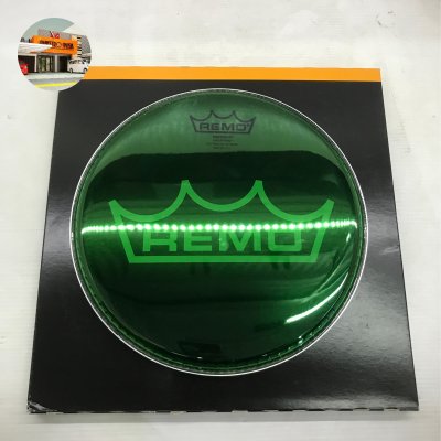 REMO DRUM HEAD COLORTONE BE-0310-CT-GN 10IN EMP, GREEN (BE-0310-CT-GN) - SIZE 10"