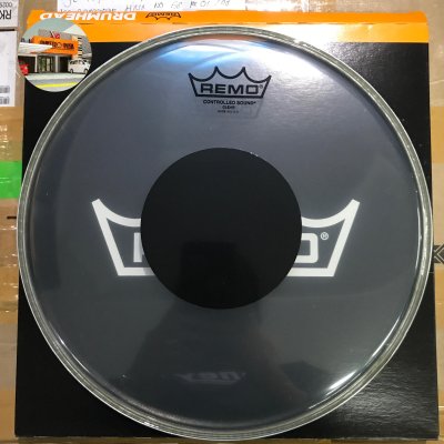 REMO DRUM HEAD CS CS-0312-10 12" TRANS BLACK DOT - SIZE 12"