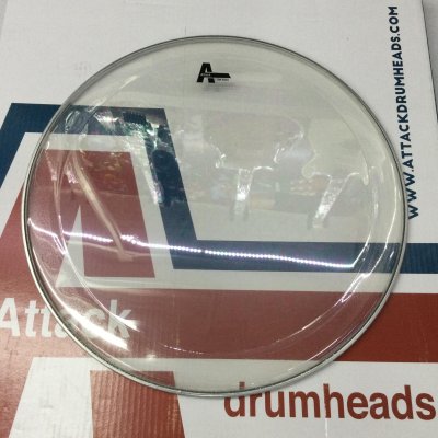 ATTACK DH18 TONE RIDGE 2 CLEAR DRUMHEAD - SIZE 18"