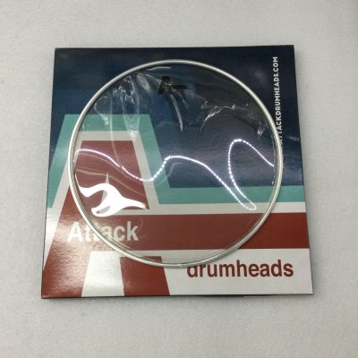 ATTACK 1-PLY CLEAR MEDIUM DRUMHEAD 12INCH DHA12
