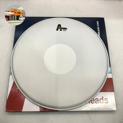 ATTACK DRUMHEAD DHA14C-RD - SIZE 14"