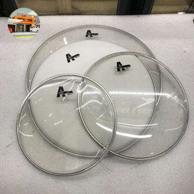 ATTACK DRUMHEAD DHAROCKI - SET 10", 12", 16" CLEAR + 14" COATED