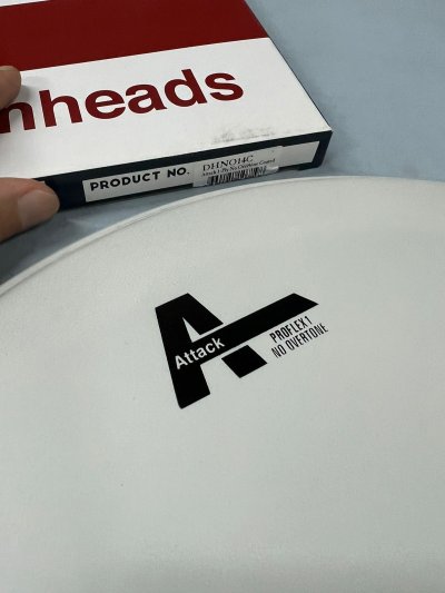ATTACK 1-PLY NO OVERTONE COATED DRUMHEAD 14INCH DHNO14C