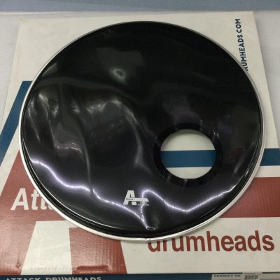 ATTACK 1-PLY NO OVERTONE PORTED BASS DRUMHEAD 20INCH DHNO20P