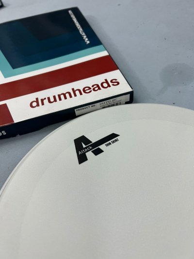 ATTACK THIN SKIN 2 COATED DRUM HEAD 10INCH (DHTS2-10C) - SIZE 12"