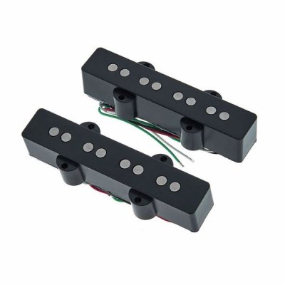 DIMARZIO DP149BK ULTRA JAZZ BASS PICKUP SET, BLACK