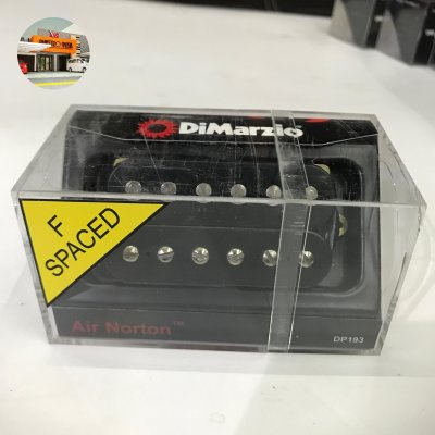 DIMARZIO DP193FBK AIR NORTON HUMBUCKER GUITAR PICKUP, F-SPACED, BLACK