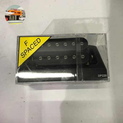 DIMARZIO DP220FBK D ACTIVATOR BRIDGE HUMBUCKER GUITAR PICKUP, F-SPACED, BLACK