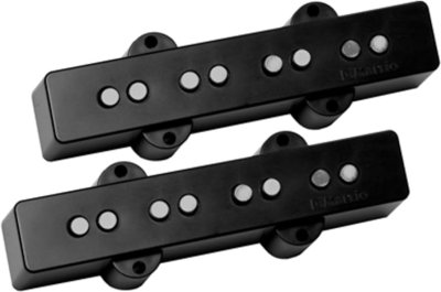 DIMARZIO DP249BK AREA J NECK/BRIDGE BASS GUITAR PICKUP SET, BLACK