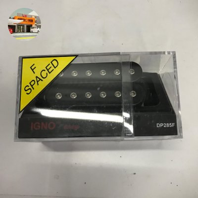DIMARZIO DP285FBK IGNO BRIDGE HUMBUCKER GUITAR PICKUP, F-SPACED, BLACK