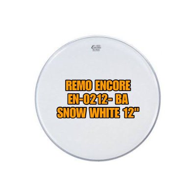REMO ENCORE AMBASSADOR EN-0212-BA 12" S.WHITE BATTER - SIZE 12"
