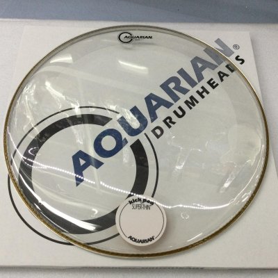 AQUARIAN HEAD DRUM FULL FORCE BD22 INCH BATTER+KP1 - SIZE 22"