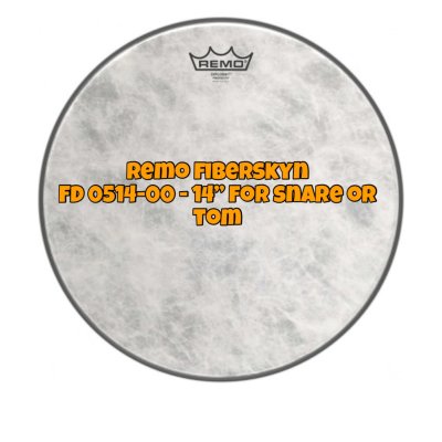 REMO DRUM HEAD FIBERSKYN-3 FD-0514-00 14" DPL BR - SIZE 14"