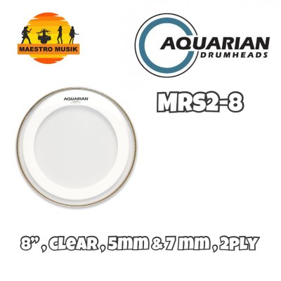 AQUARIAN SUPER 2 W/STUDIO-X RING CLEAR 8 INCH - SIZE 8"