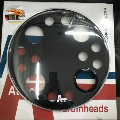 ATTACK BASS DRUM HEAD 2PLY ORBIT2-20P - SIZE 20"