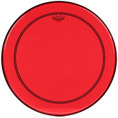 REMO DRUM HEAD COLORTONE POWERSTROKE 3 P3-1322-CT-RD 22INC RED - SIZE 22"
