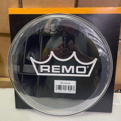 DRUM HEAD REMO POWERSTROKE P4-0314-BP 14" CLEAR - SIZE 14"