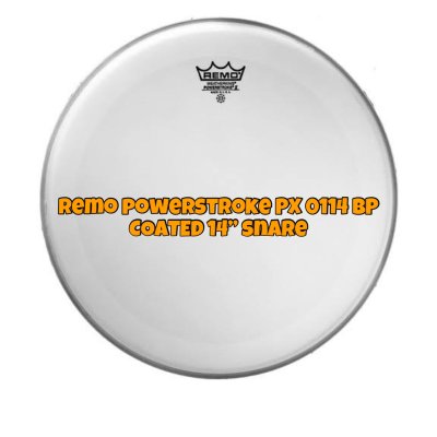 REMO DRUM HEAD XTREME POWERSTROKE X PX-0114-BP 14IN CTD, SD - SIZE 14"