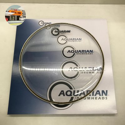 AQUARIAN HEAD DRUM SUPER 2 CLEAR 12 - SIZE 12"