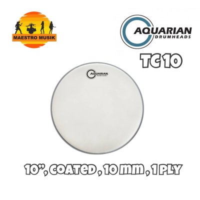 AQUARIAN HEAD DRUM TEXTURED COATED 10 - SIZE 10"