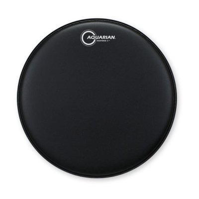 AQUARIAN HEAD DRUM RESPONSE 2 COATED 13 BLACK - SIZE 13"