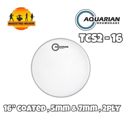 AQUARIAN HEAD DRUM SUPER 2 COATED 16 - SIZE 16"