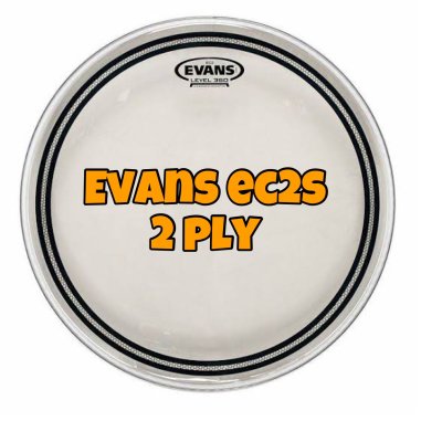 EVANS HEAD DRUM TT16EC2S-NEW - SIZE 16"