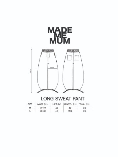 ( Pre-order ) Made Me Mum - Call Me Hoodie & Long Sweat Pant