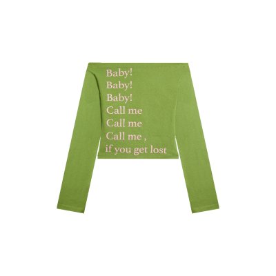 Made Me Mum - Call Me / Off Shoulder ( เสื้อแขนยาวปาดไหล่ )