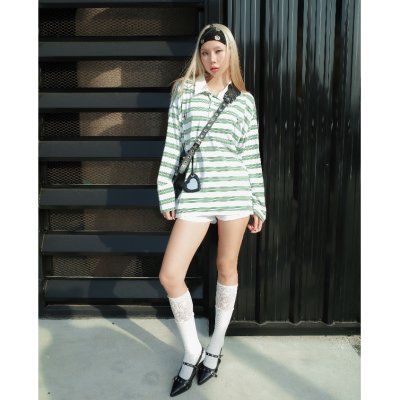 Kismet - Longsleeve OVS (White green)