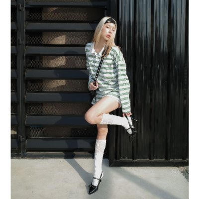 Kismet - Longsleeve OVS (White green)