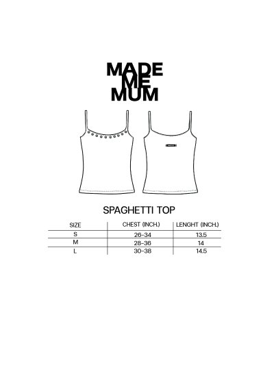 Letters To Her / Spaghetti Top & Capri Leggings