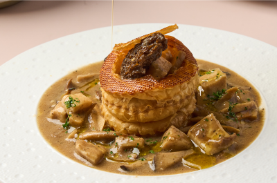 Chicken Cordon Bleu with Mushroom Sauce