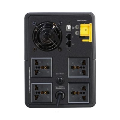 APC BX2200MI-MS Back-UPS 2200VA/1200W Tower 4 Universal Outlets AVR