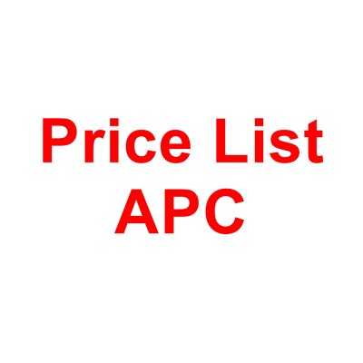 ราคาสินค้า APC ราคาสินค้า APC