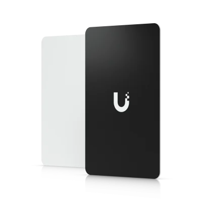 บัตร UniFi Access Card รุ่น UA-Card สีดำและสีขาวสำหรับระบบ UniFi Access