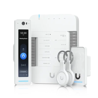 Ubiquiti UniFi G3 Starter Kit Pro UA-G3-SK-Pro ชุดควบคุมประตูพร้อม Door Hub เครื่องอ่านบัตร และ Pocket Keyfob