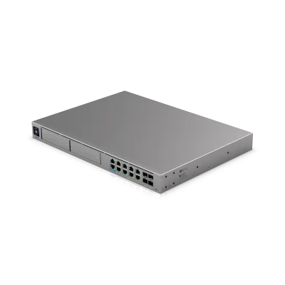 Ubiquiti UDM-Beast Enterprise Cloud Gateway มุมมองด้านหน้าและด้านบน