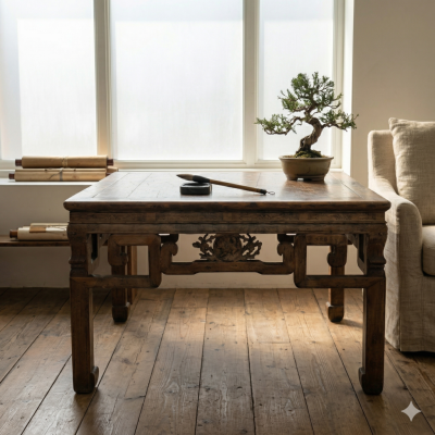 The Scholar's Refrain: Zhejiang Coffee Desk