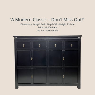 ตู้เก็บของสีดำสุดหรู
