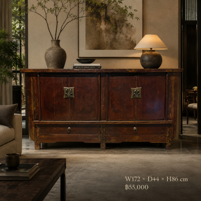 Rich Shanxi Antique Cabinet with Aged Patina