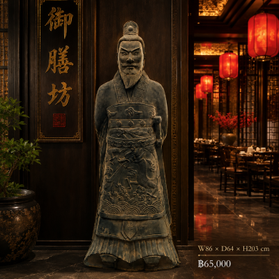 Imperial Terracotta Emperor Sculpture
