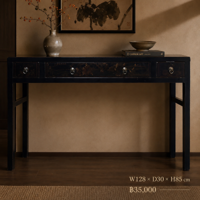 Imperial Black Lacquer Altar Table, Zhejiang Style