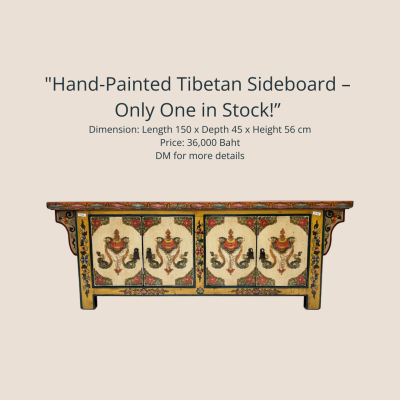 ตู้ไซด์บอร์ดทิเบตเพ้นท์มือ