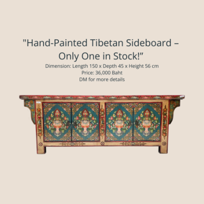 Hand Painted Tibet Sideboard