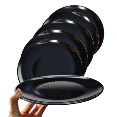 SB MELAMINE | จานกลมตื้น ใบบัว 10.5 นิ้ว | เมลามีนแท้100%